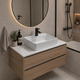 Раковина накладная Mixxus Premium STYLE-0201 520х375х140mm с донным клапаном и отверстием под смеси - изображение 1