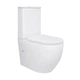 Унітаз-компакт Qtap Robin Ultra Quiet безобідковий із сидінням Soft-close QT13226089AW - зображення 2
