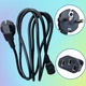 Сетевой кабель питания компьютера IEC C13 прямой, 1.5м - изображение 1