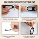 Брелок бирка для ключів офісні для дому готелю гардероба на багаж валізу з інфо вікном металевим кільцем паперовою вставкою захисною плівкою пластикові маркувальні підписні Жовті 50 шт GDragon 98_1_50_5 - зображення 11