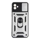 Чохол накладка Guard Shield Armor з кільцем для Samsung Galaxy A04 SM-A045 Самсунг А 04 Silver - изображение 1