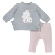 Комплект реглан и леггинсы Chicco Gray Bear Pink Серый с розовым Размер 92 - изображение 1