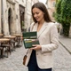 Кошелек на магнитах с клапаном женский ST Leather 19240 Зеленый - изображение 2