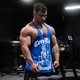 Майка YOUNGLA Bodybuilding синій L - зображення 2