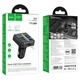 Автомобільний FM-модулятор Hoco E89 Type-C PD30W / USB QC3.0 45W, Black - зображення 2