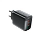 Зарядний пристрій Acefast 2xUSB-C + 1xUSB 67W GaN black (6974316284048) Acefast 6974316284048 1071589 - зображення 1