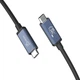 Дата кабель USB-C to USB-C 0.8m USB4 40Gbps 240W (48V/5A) 8K60Hz premium J5create (JUC29L08-N) J5create JUC29L08-N 1070065 - изображение 2