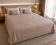 Простирадло махрове жакардове Parisa Home 150х200 щільність 400 г/м2 пудра - зображення 1