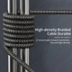 Кабель USB - Type-C 3A 60W 2м для смартфонов, планшетов и ноутбуков Black - изображение 5