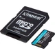 Карта памяти Kingston 256GB microSDXC сlass 10 UHS-I U3 V30 A2 Canvas Go Plus G4 (SDCG4/256GB) - изображение 2