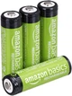 Аккумуляторы Amazon Basics AA (HR6) Ni-MH емкостью 2000 mAh напряжением 1.2 V перезаряжаемые цилиндрические элементы питания для электроники 4 шт - изображение 1