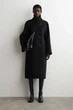 Пальто жіноче COS oversized double-breasted wool coat 1245359001 L Чорний - изображение 1