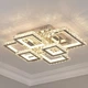 LED люстра потолочная с пультом 272W на 6 квадратов с хрустальными вставками 3000-6500К хромовая Svet SY-1604 CR DIMMER - изображение 2