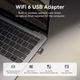 Міні USB Wi-Fi адаптер Kebidumei 300Mbps WiFi 6 AIC8800 Driver Free - зображення 4
