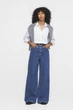 Джинси жіночі широкі Wide-Leg, true-blue indigo, розмір M - изображение 4
