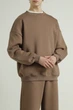 Світшот оверсайз футер мокко, розмір L/XL - зображення 2