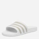 Мужские шлепанцы для пляжа Adidas Adilette Aqua EF1730 47 (12US) 30 см Белый/Серый (192614050103) - изображение 3