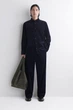 Штани чоловічі COS corduroy relaxed-fit wide-leg trousers 1318913001 Eur 50 Синій - изображение 1