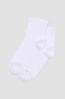 Шкарпетки високі для дівчинки YUKI білий 38-40 ЦБ-00281991 - изображение 2