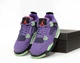 Кроссовки женские и мужские Ni Air Jord 4 Retro Canyon Purple / Най аир Джорд 4 фиолетовые высокие 40 - изображение 2