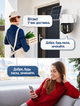 Уличная Wi-Fi камера видеонаблюдения 4G с солнечной панелью Smart VC3-4G 4Мп, слот Sim карты, с вращением, датчик движения, ночная съёмка, двухстороннее аудио + Карта памяти 64Гб - изображение 5