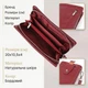 Кожаный женский кошелек-клатч с отделением под телефон ST Leather 23102 Бордовый - изображение 3