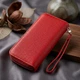 Кошелек женский из зернистой экокожи KIVI 19042 Красный - изображение 4
