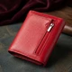 Яскравий жіночий гаманець з монетницею з натуральної шкіри ST Leather 19493 Червоний - зображення 3
