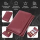 Шкіряний цікавий гаманець для жінок ST Leather 22507 Бордовий - зображення 2