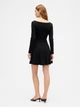 Платье короткое осеннее женское GAP 293761660 2XL Черное (1161823545) - изображение 2