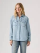 Сорочка джинсова жіноча Levi`s 966518520 XL Блакитна (1161836366) - зображення 1