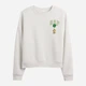 Свитшот на флисе женский GAP 366476373 XL Молочный (1161688300) - изображение 5