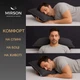 Подушка (стружка Memory) №4095 Delicate satin 0240 Iron grey MEN 59*43*12 см 590*430*120 Classic - изображение 3