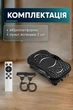 Виброплатформа фитнес-тренажер для похудения с Bluetooth, дисплеем, пультом и эспандерами – вибрационная платформа для домашних тренировок с массажной поверхностью Черный (md-17146) - изображение 3