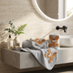Набор полотенец Malloory Home 3 шт. 140x70/100x50/35x75 см микрофибра высокой плотности/мягкие/быстросохнущие Светло-серый - изображение 3