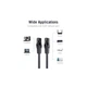 Патч-корд 5м, UTP cat 6 RJ-45 flat black Vention (IBJBJ) - зображення 2