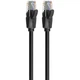 Патч-корд 1.5м, UTP cat 6 RJ-45 flat black Vention (IBJBG) - изображение 4