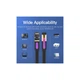 Патч-корд 15м, UTP cat 7 RJ-45 flat black Vention (ICABN) - изображение 6