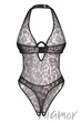 Боді з відкритим доступом леопардове Obsessive ADDIA S/M Леопард - зображення 6