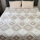 Муслиновый плед-покрывало Mallory Home 3-слойный двусторонний 200×230 см бежевый сердце - изображение 5