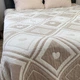 Муслиновый плед-покрывало Mallory Home 3-слойный двусторонний 200×230 см бежевый сердце - изображение 6