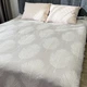 Муслиновый плед-покрывало Mallory Home 3-слойный двусторонний 210×250 см бежевый листья - изображение 7