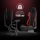 Игровое кресло AGN AGN03-BS-KP02 кокпит с креплением для руля, монитора, педалей и коробки передач Black (AGN03-BS-KP02) - изображение 2