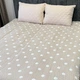 Муслиновый плед-покрывало Mallory Home 3-слойный двусторонний 200×230 см бежевый горошек - изображение 7