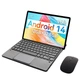 Клавиатура-подставка беспроводная Smart Keyboard + Мышка для Alldocube iPlay 60 Lite Ukr+Eng Black - изображение 1