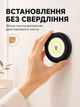 Светильник светодиодный на батарейках с пультом управления лампа настенная LED набор 3ШТ BRS Черный - изображение 4