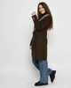Пальто жіноче з коміром X-Woyz PL-8794-1 58331 L хакі - зображення 2