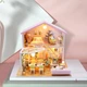 Румбокс Солодкий Час Cutebee Sweet Time DIY Dollhouse Kit Інтер'єрний конструктор M2001 + купол - зображення 3