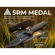 Нож складной туристический SRM Medal (8,2 см) 140Cr / Micarta, черный - изображение 10