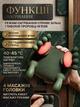 Акумуляторний 3D масажер для шиї та плечей з підігрівом та імітацією ручного масажу Зелений - зображення 3